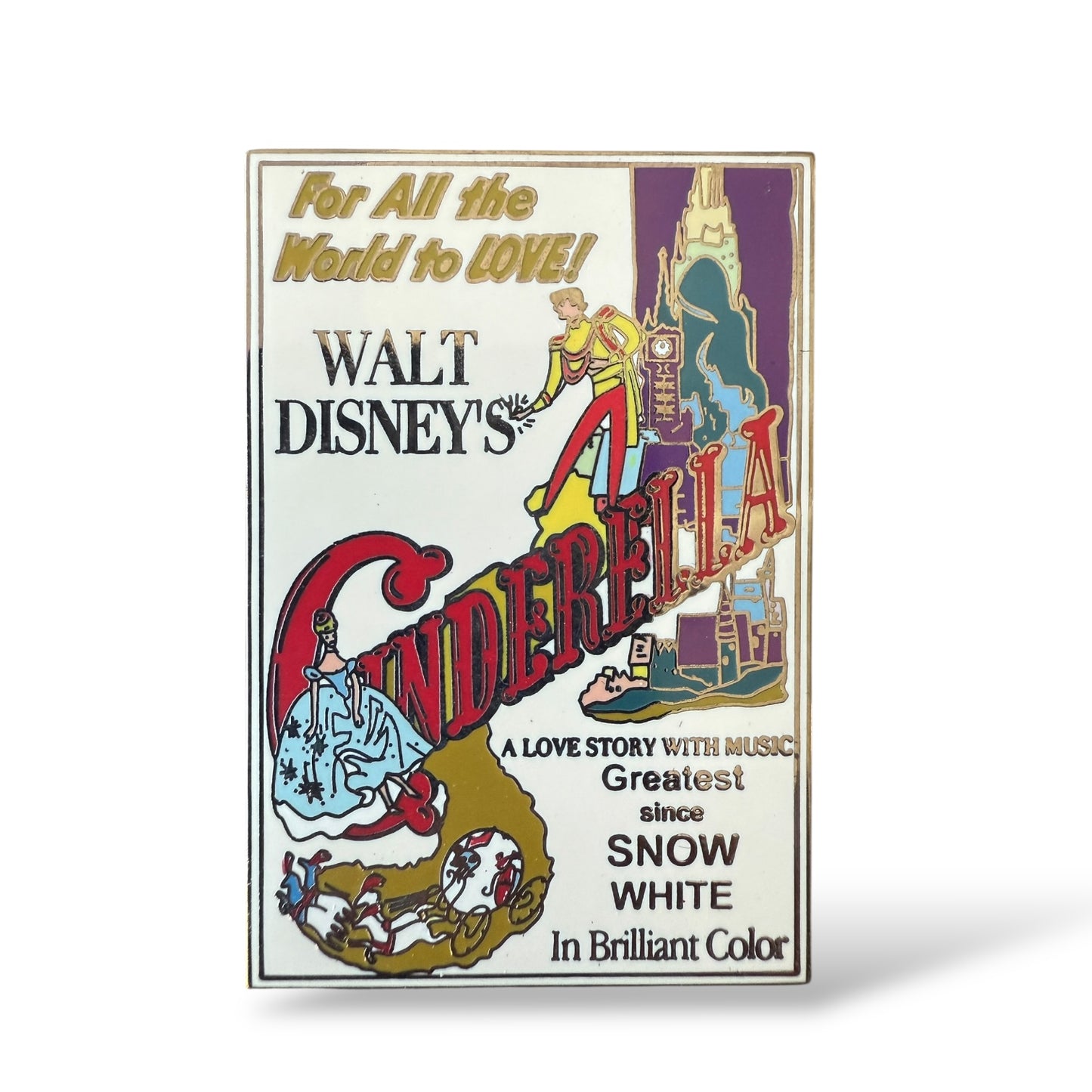 Disney Shopping Cinderella Poster Pin