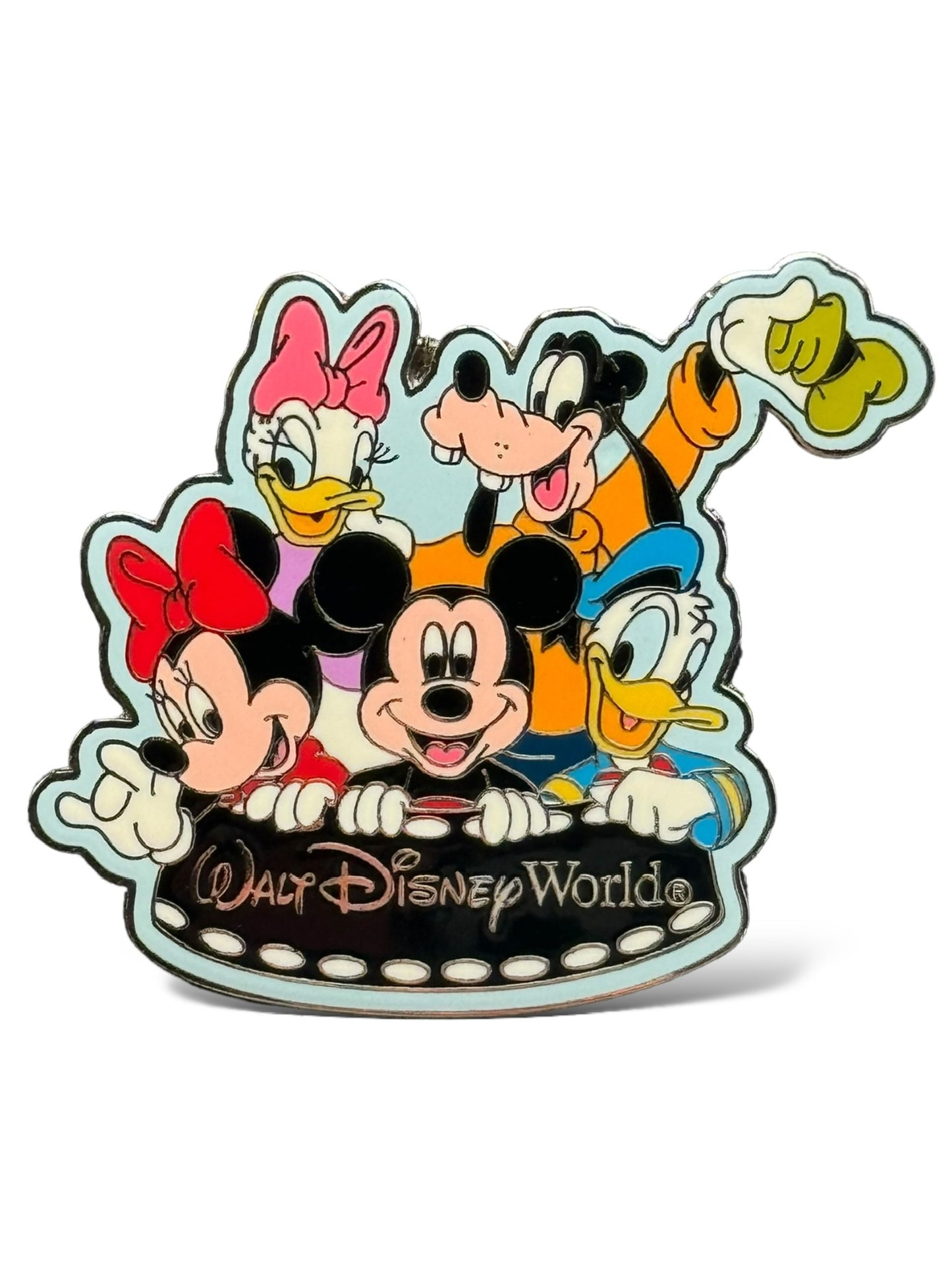 WDW Fab 5 Mickey, Minnie, Donald, Daisy, and Goofy Pin