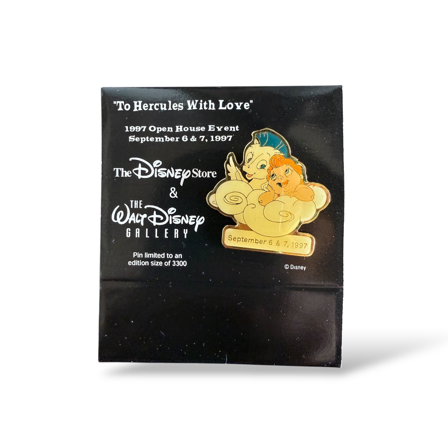 Disney Parks To Hercules With Love Open House Event Sculpture 1997 Pin