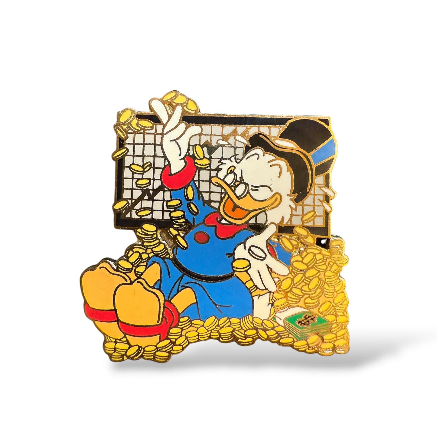 Disney Auctions Uncle Scrooge With Coins Pin