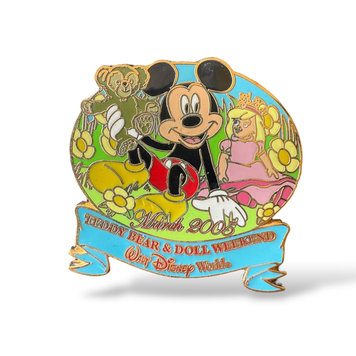 WDW Teddy Bear and Doll Weekend 2005 Mickey Pin