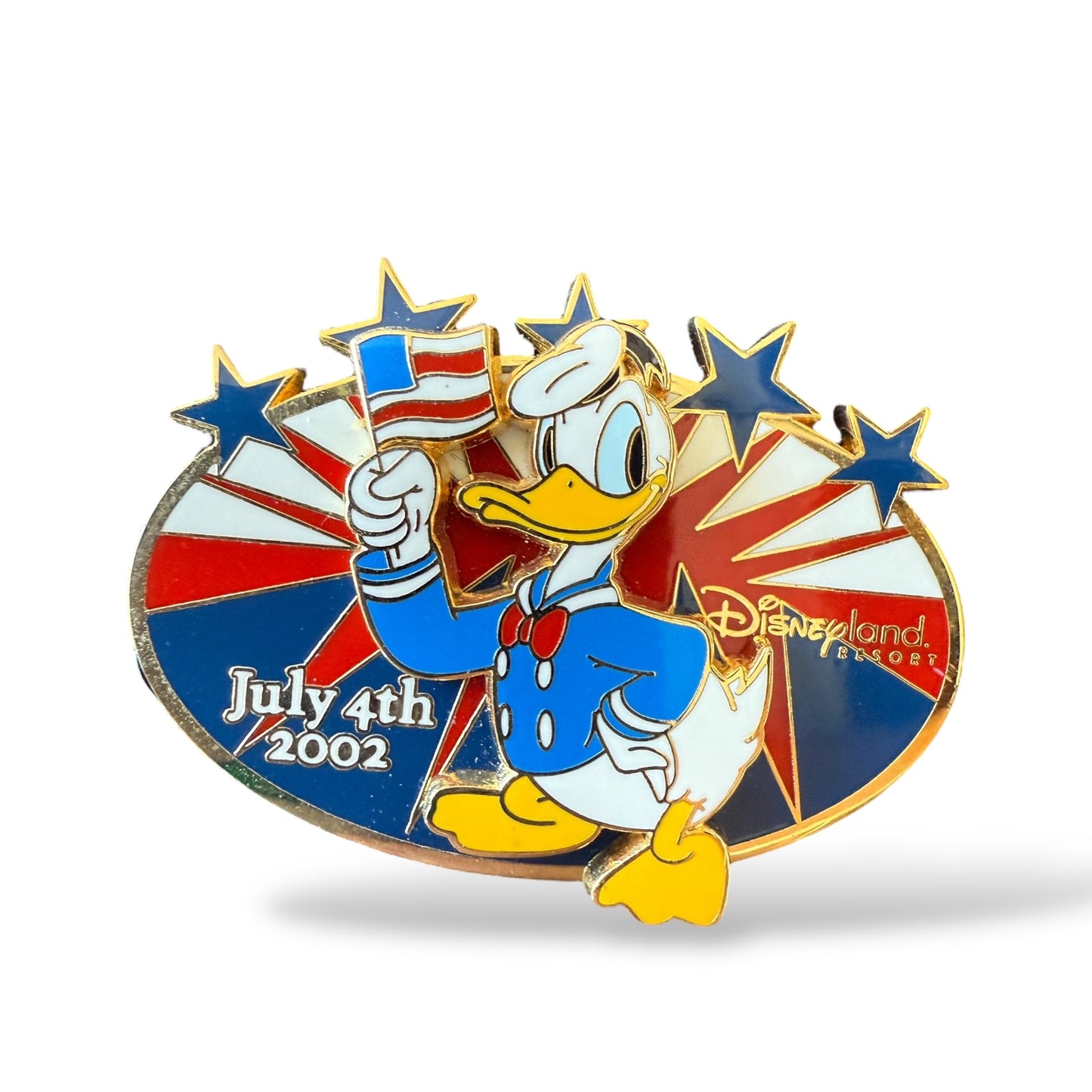 DLR Donald July 4th 2002 Pin
