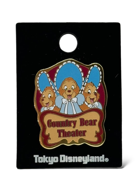 TDR Cutie Attractions Country Bear Theater Pin