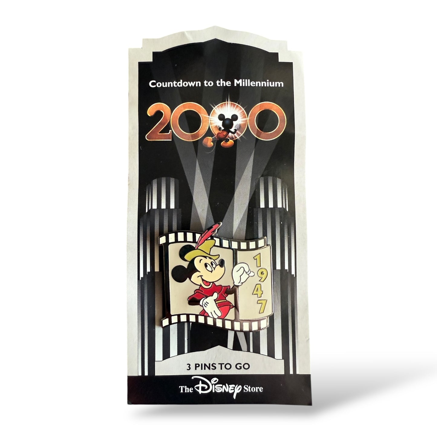 Disney Store Countdown To The Millennium Mickey Through The Years 1947 Pin