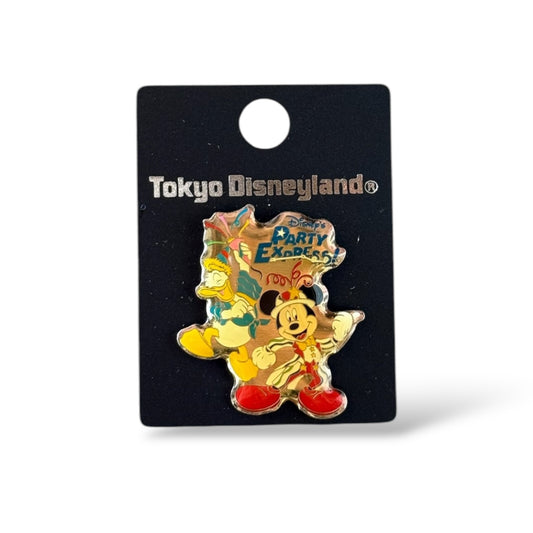 TDR Party Express Mickey & Donald Duck Pin