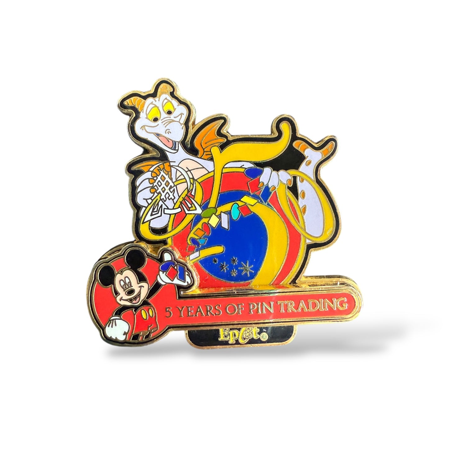 WDW 5 Years of Pin Trading Collection Figment Epcot Pin