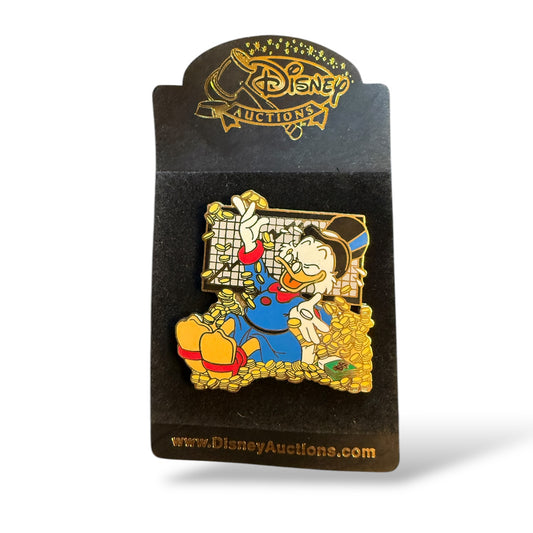 Disney Auctions Uncle Scrooge With Coins Pin