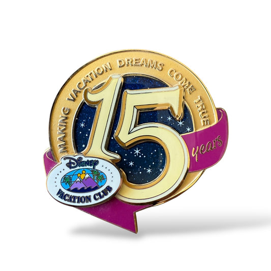DVC Disney Vacation Club 15 Years Pin