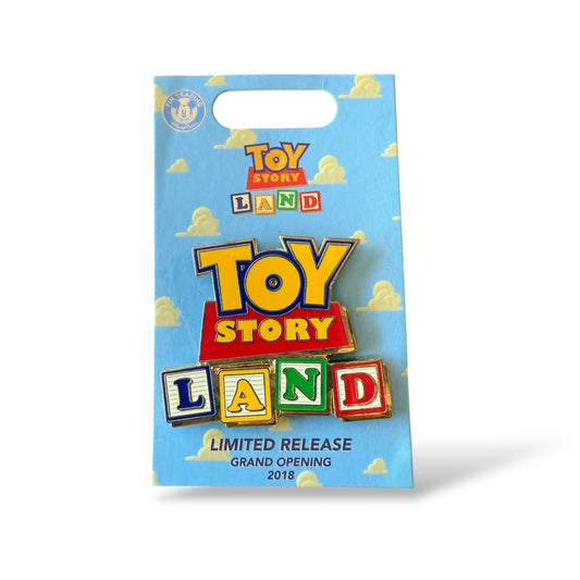 Loungefly Toy Story Land Grand Opening Logo Pin