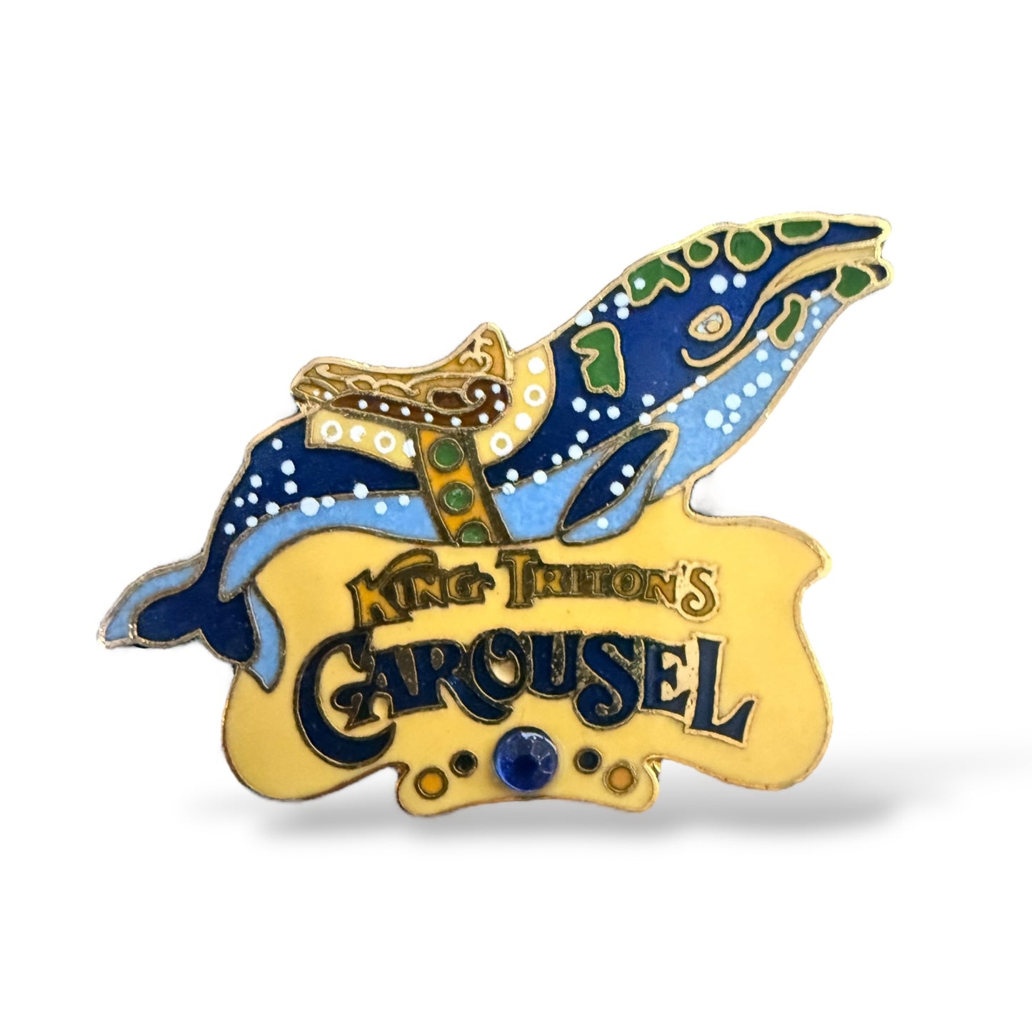 DCA King Triton's Carousel Whale Pin