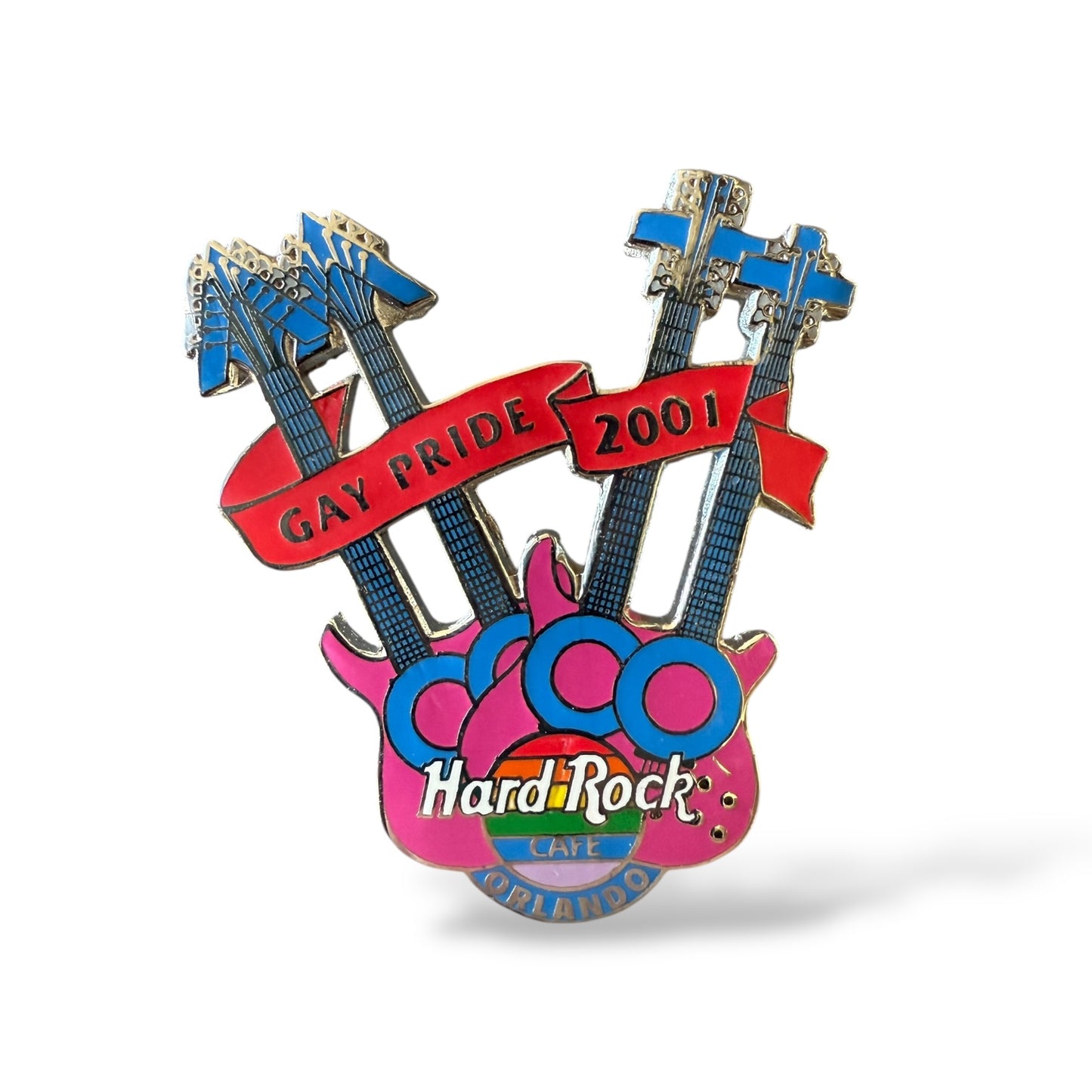 Orlando Hard Rock Cafe Gay Pride 2001 Pin