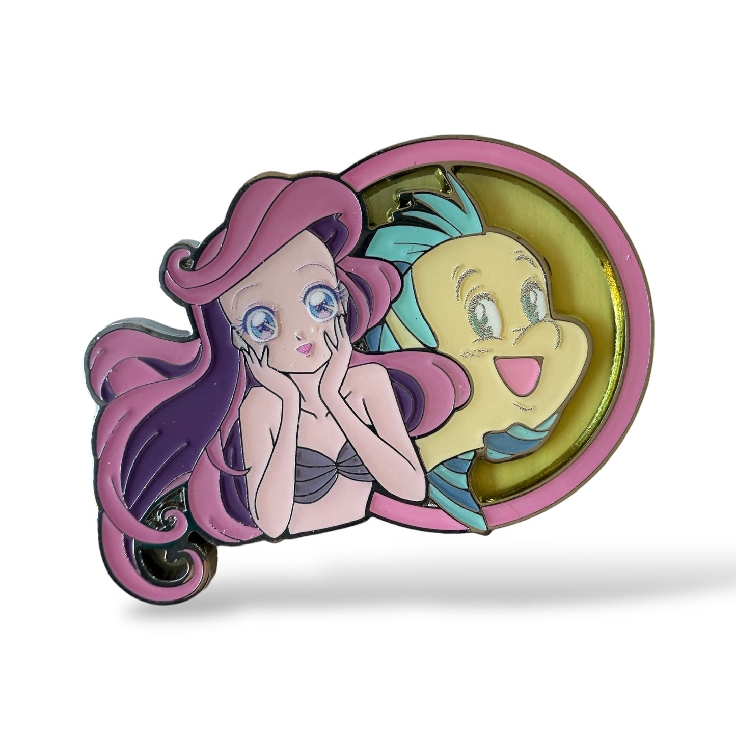 HKDL Manga Princess Stain Glass Ariel Pin