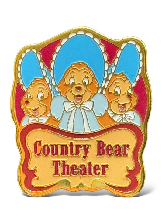 TDR Cutie Attractions Country Bear Theater Pin