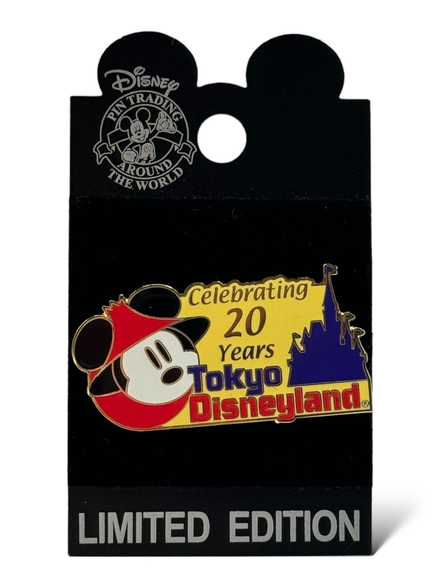 WDW Tokyo Disneyland 20th Anniversary Mickey Pin