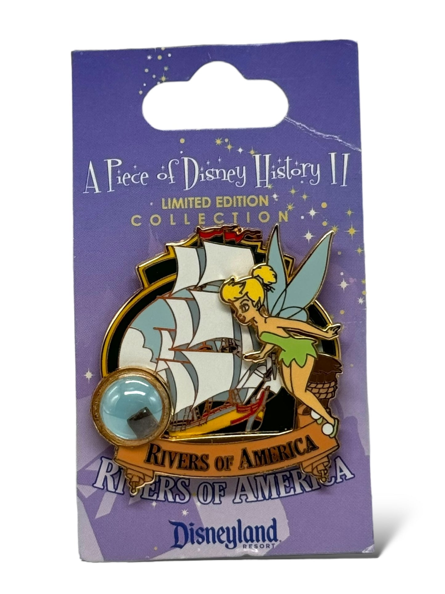 DLR Piece of Disney History Rivers of America Dock Pin
