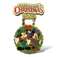 TDR Harborside Christmas 2003 Mickey & Minnie Mouse Wreath Dangle Pin