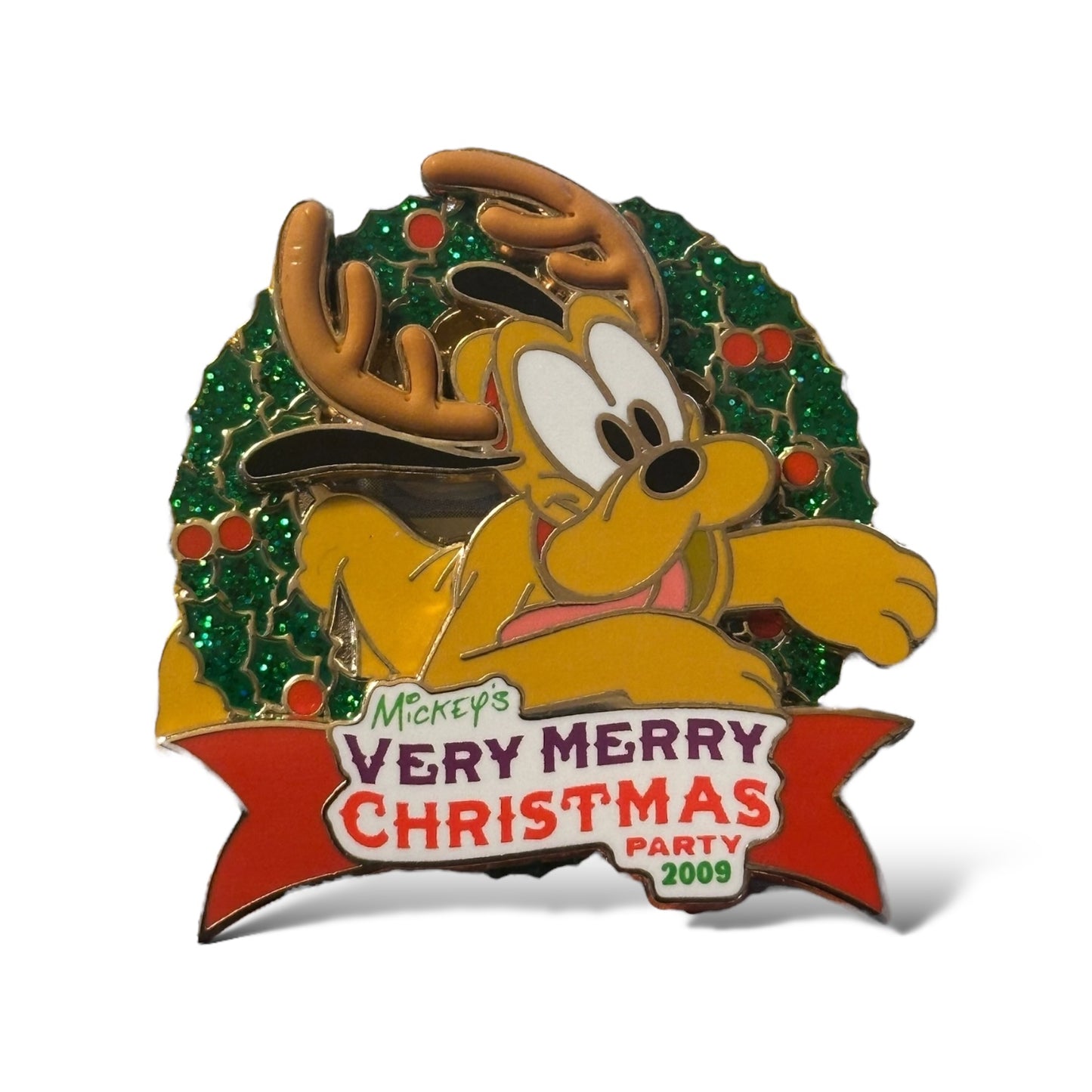 WDW Mickeys Very Merry Christmas Party 2009 Pluto Pin