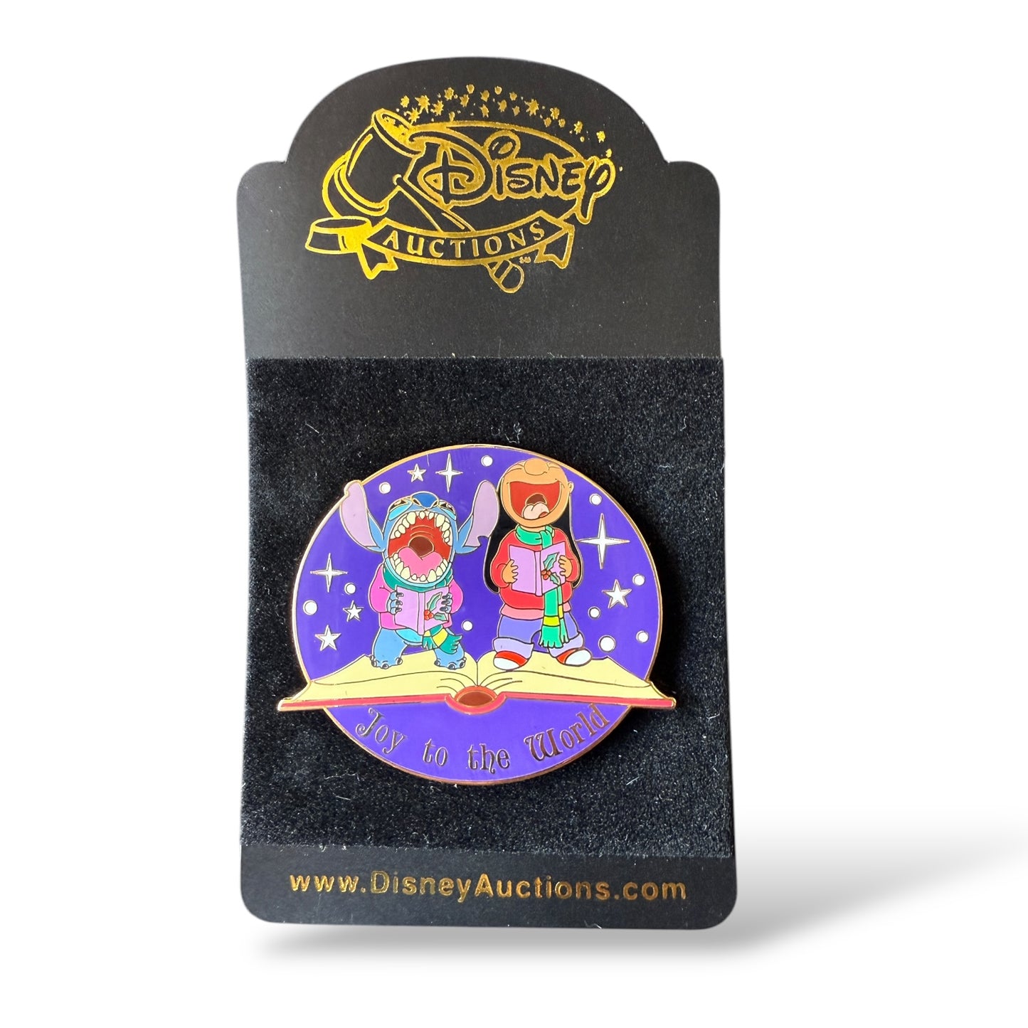 Disney Auctions Lilo & Stitch Christmas Caroling Pin