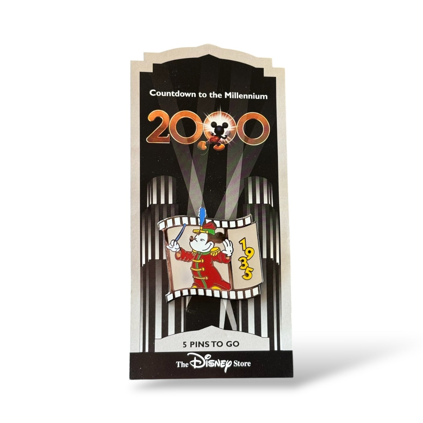 Disney Store Countdown To The Millennium Mickey Through The Years 1935 Pin