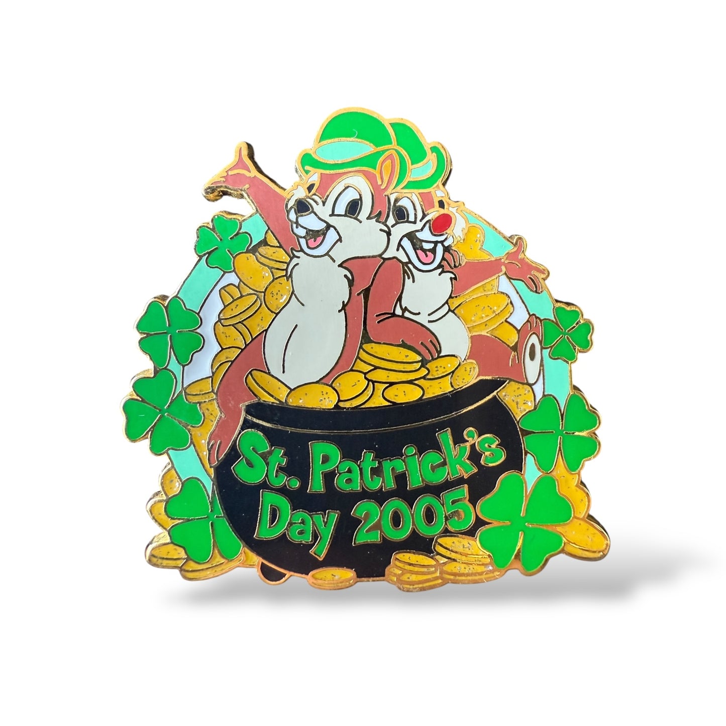 DEC Chip n' Dale St. Patrick's Day 2005 Pin