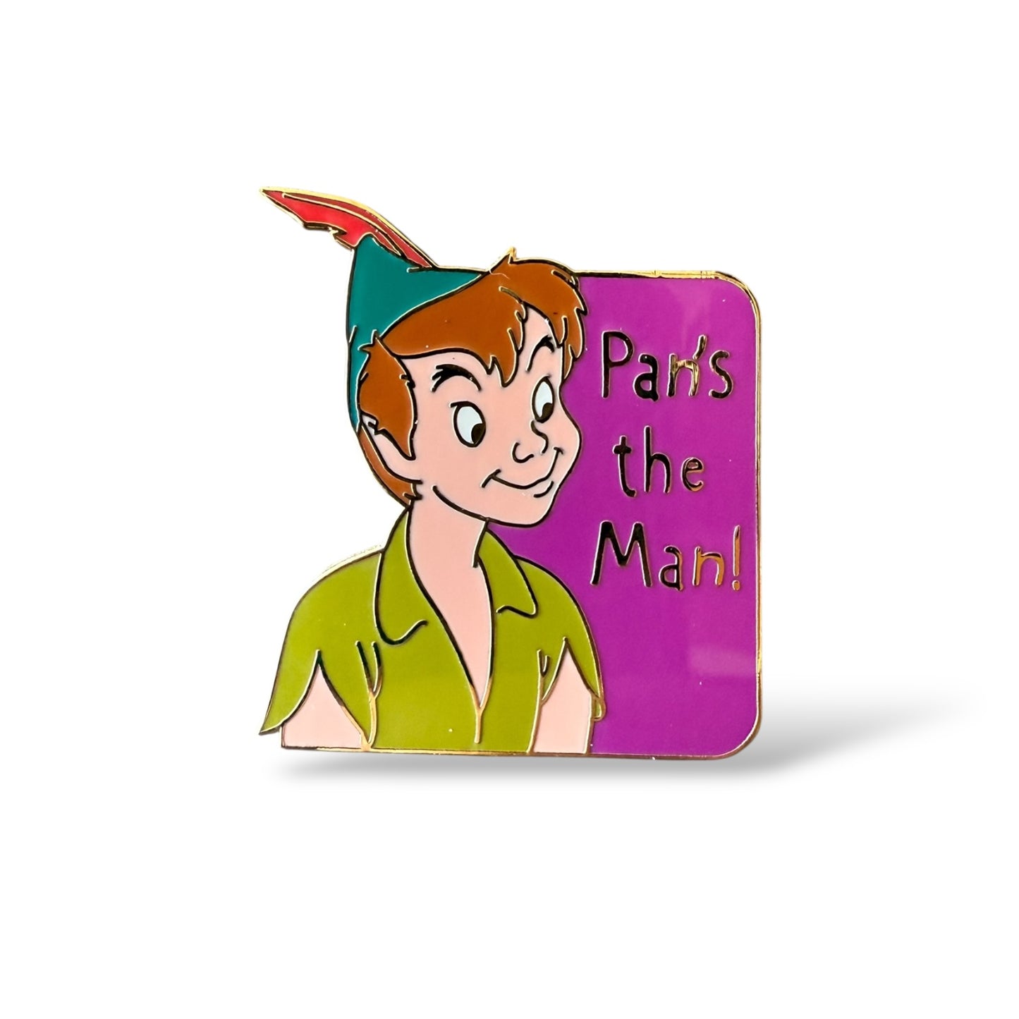 Cast Lanyard Character Sayings Peter Pan Hidden Mickey Pin