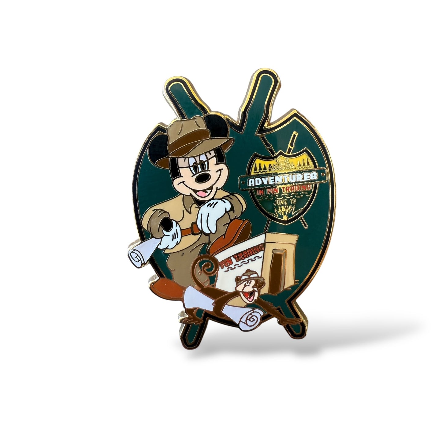 DAK Adventures in Pin Trading Mickey Mouse Logo Pin
