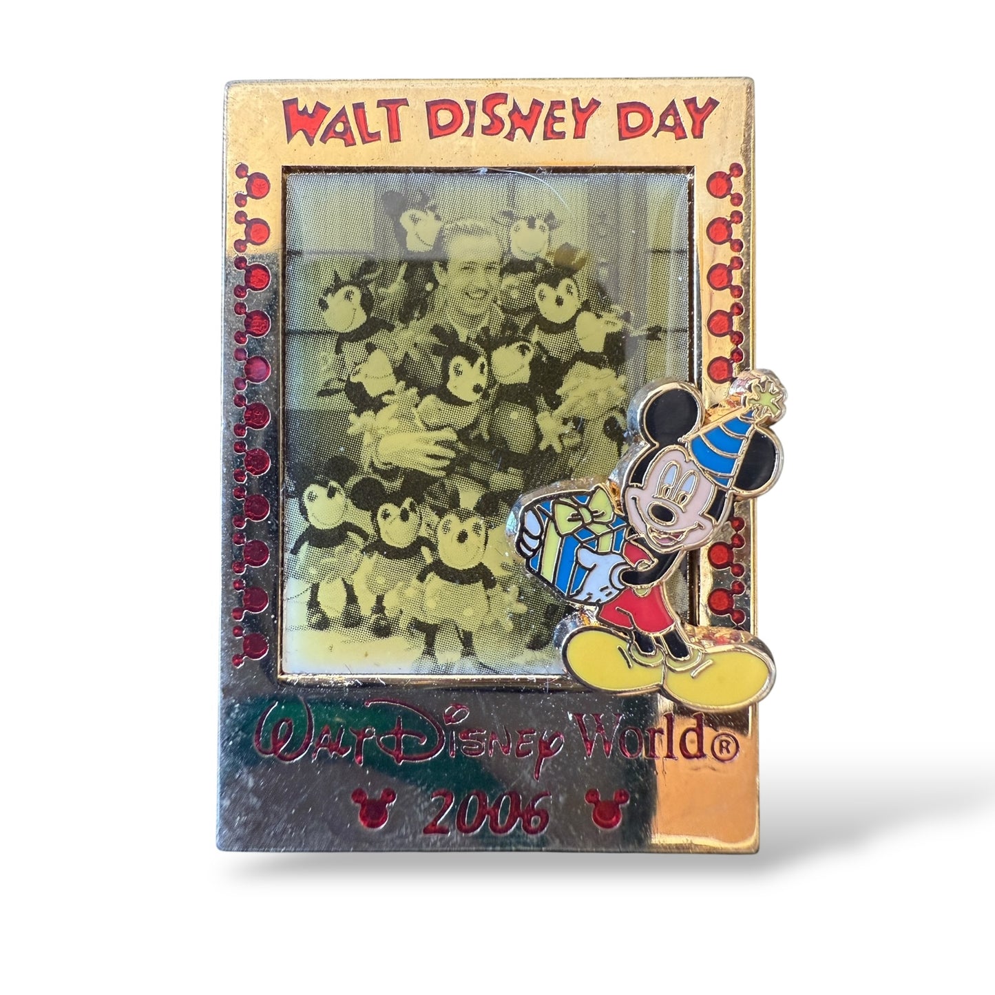 WDW Walt Disney Day 2006 Birthday Mickey Plush Dolls Pin