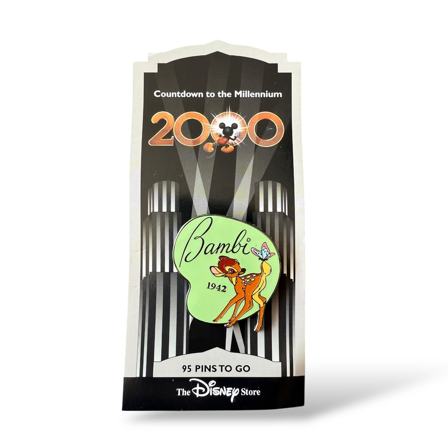 Disney Store Countdown To The Millennium Bambi 1942 Pin