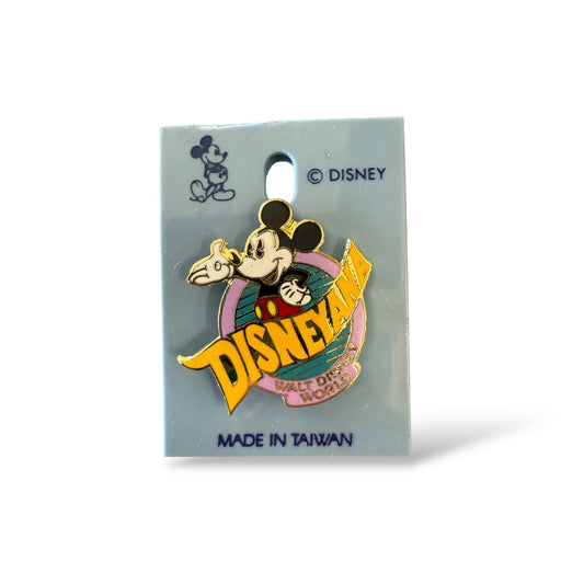 WDW Disneyana Walt Disney World Mickey Mouse Pink Logo Pin