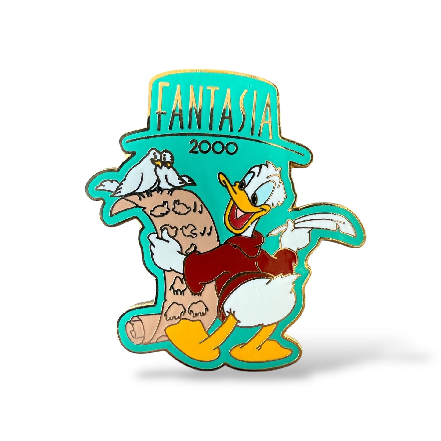 WDW Fantasia 2000 Donald Duck as Noah Checking His List Pin