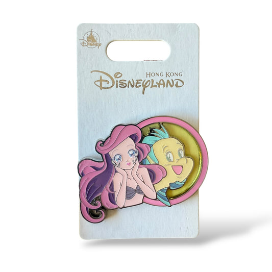 HKDL Manga Princess Stain Glass Ariel Pin