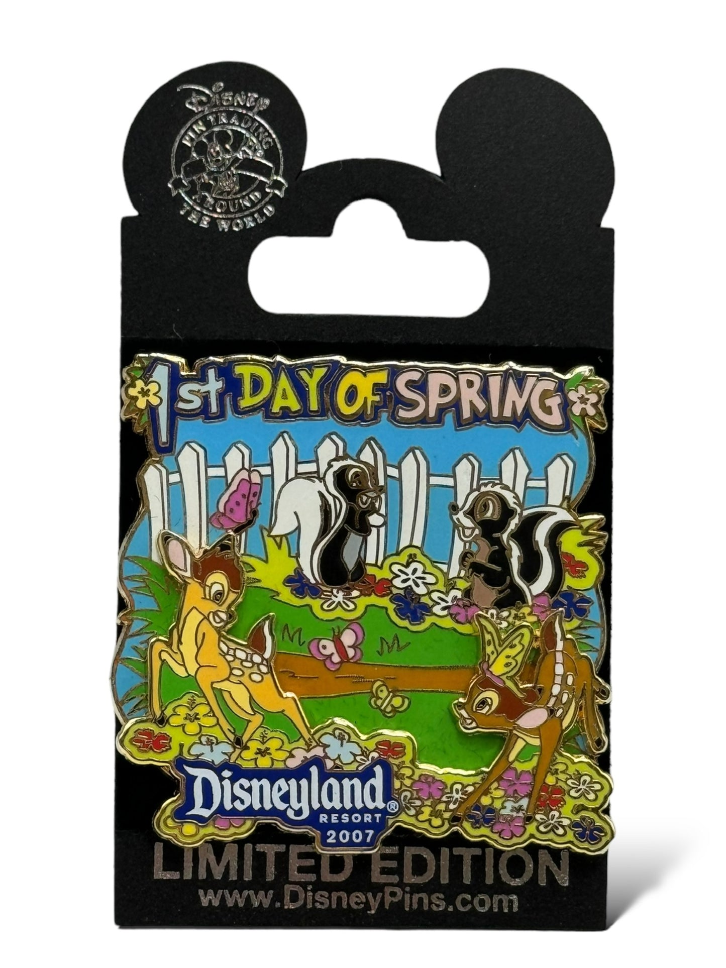 DLR First Day of Spring 2007 Bambi and Friends Pin