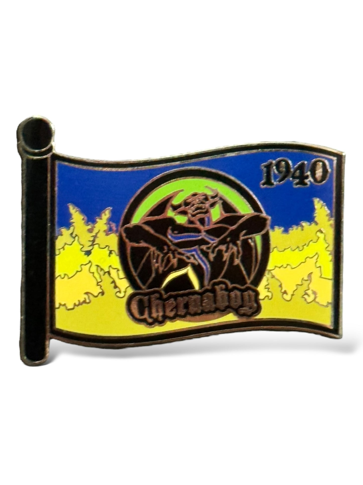 WDW Character Flags Mystery Chernabog Pin