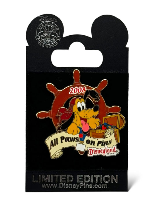 DLR Pin Trading Nights Collection 2008 All Paws on Pins Pluto Pin
