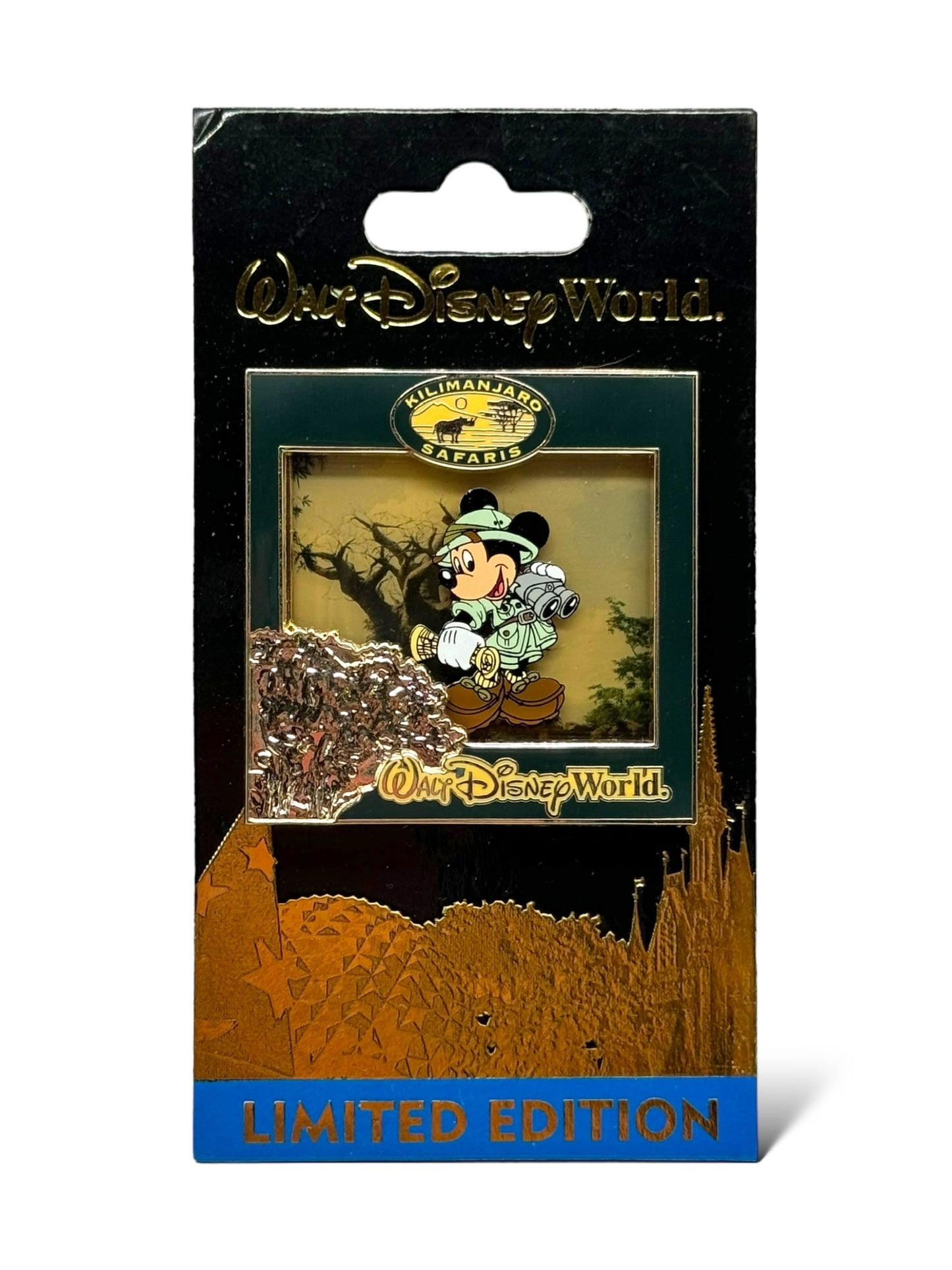 WDW Character Sliders Kilimanjaro Safaris Expeditions Pin