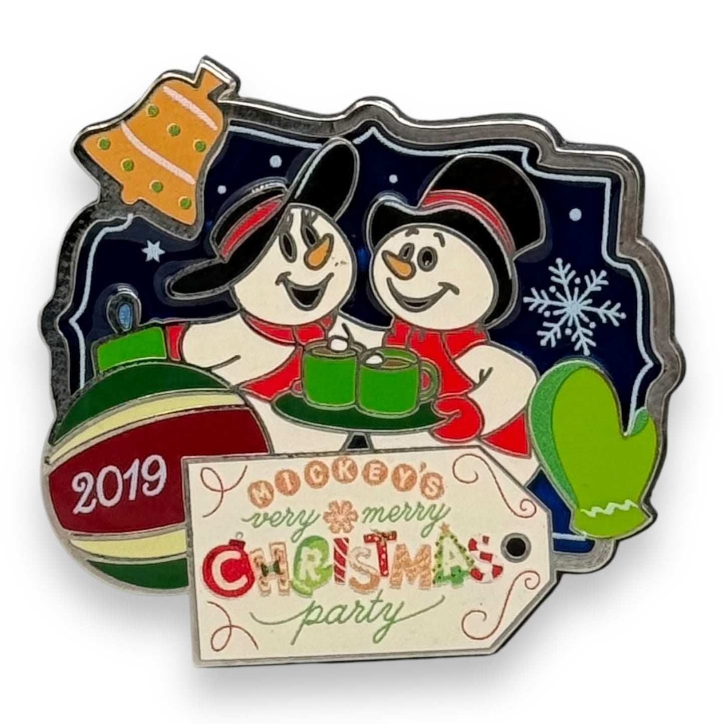 WDW Mickey's Very Merry Christmas Party 2019 Snowman Pin