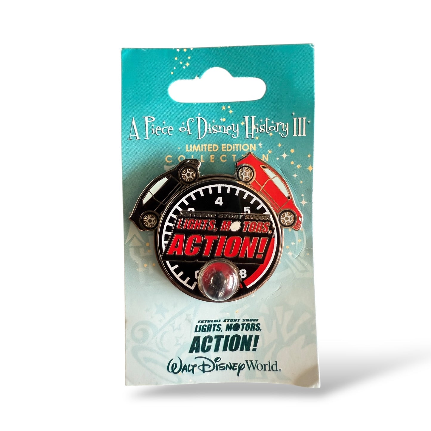 WDW Piece of Disney Lights, Motors, Action! Pin