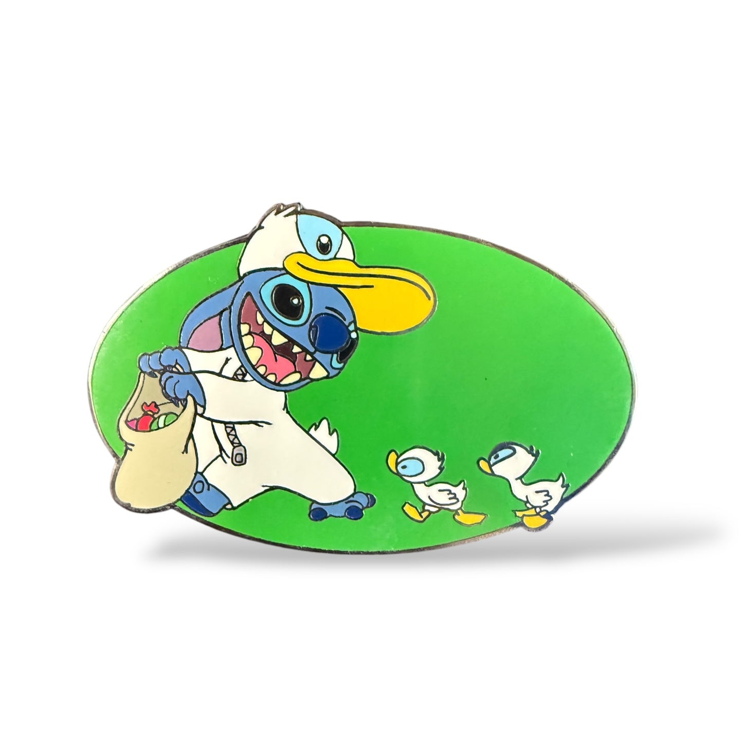 Disney Auctions Stitch in Duck Costume Pin