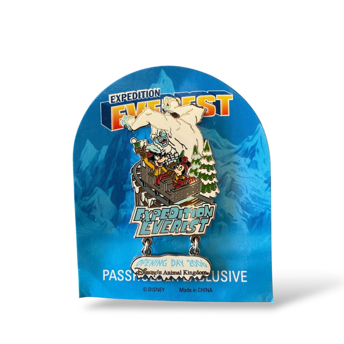 WDW Expedition Everest Opening Day 2006 Passholder Exclusive Pin