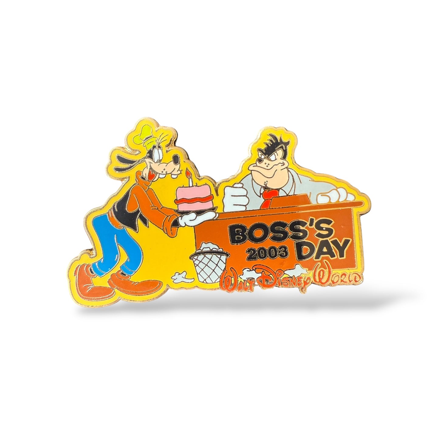 WDW Boss's Day 2003 Goofy and Pete Pin