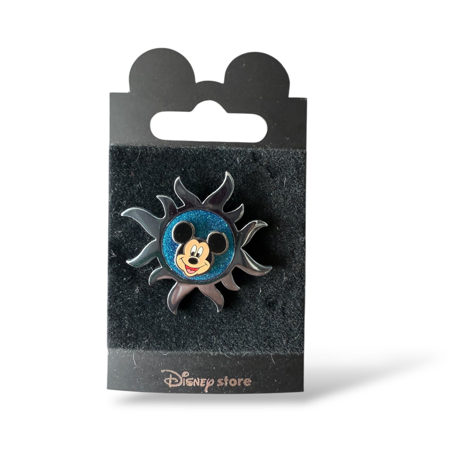 JDS Glitter Sunburst Sparkle Mickey Pin