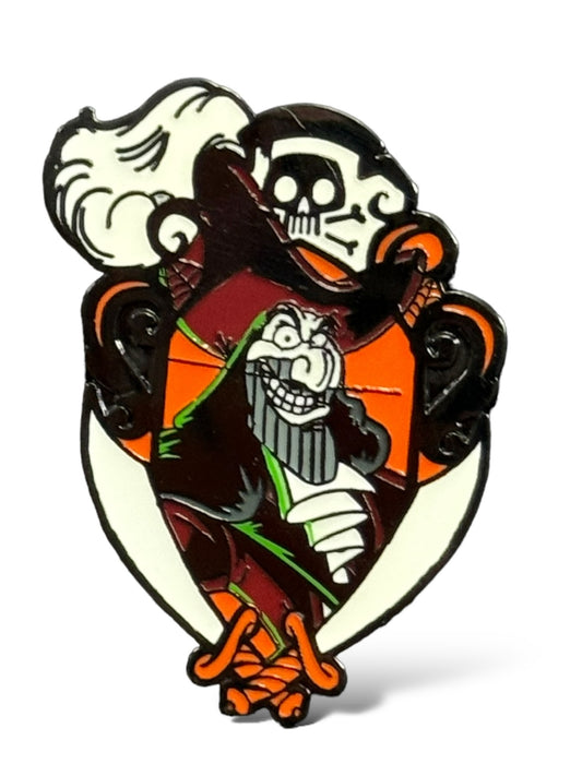 HKDL Villains 2019 Glow in the Dark Captain Hook Pin