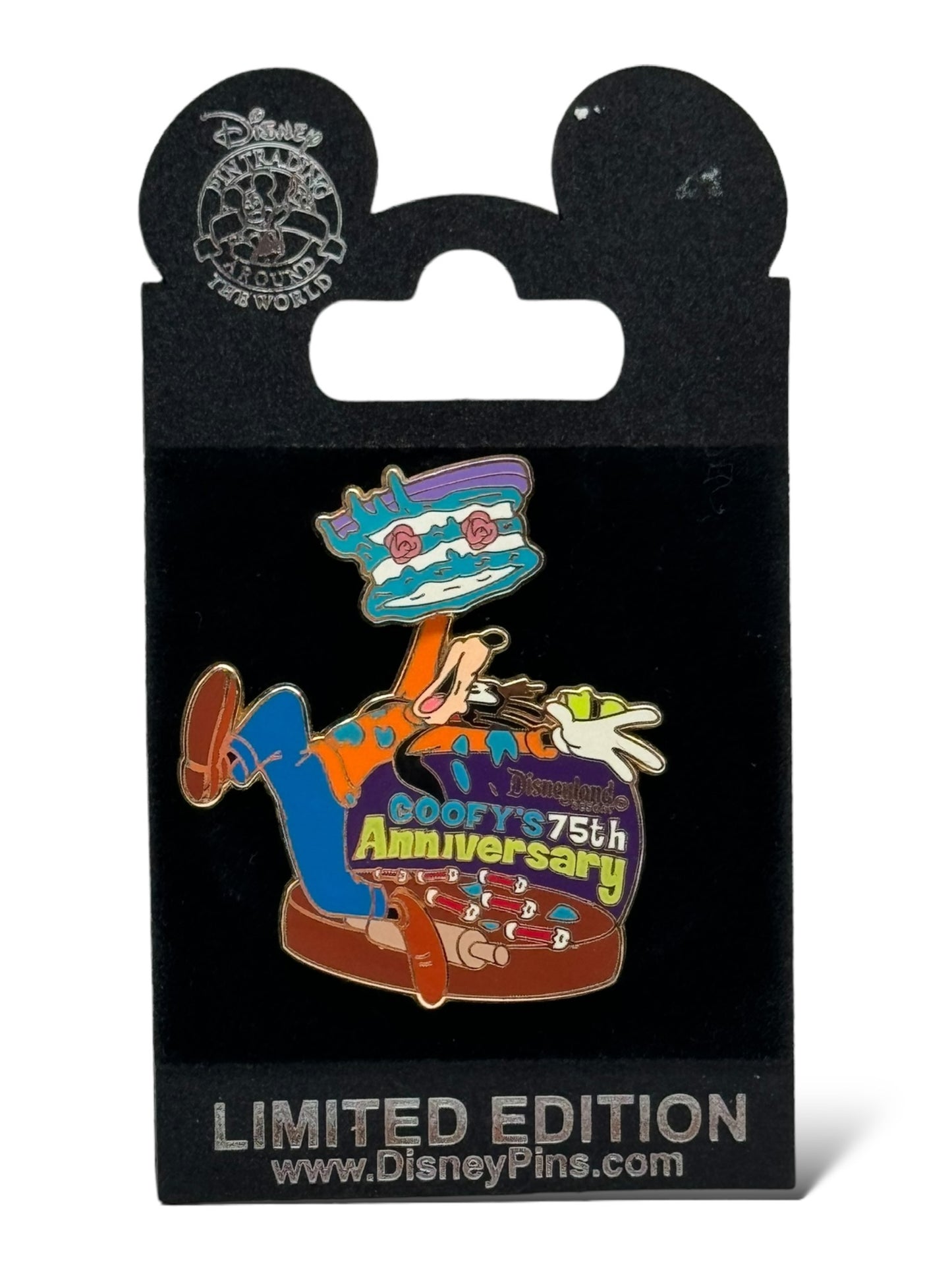 DLR Goofy's 75th Anniversary Pin