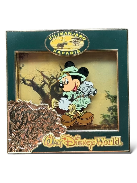 WDW Character Sliders Kilimanjaro Safaris Expeditions Pin