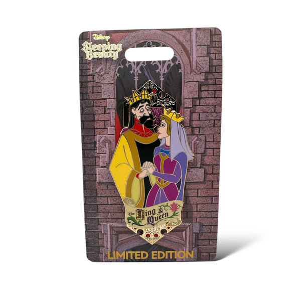 スワロフスキー PIONIER BOBBY AND PIERRE フィギュリン WDI 65th Anniversary Sleeping Beauty King Stefan Pin and Queen Leah Pi