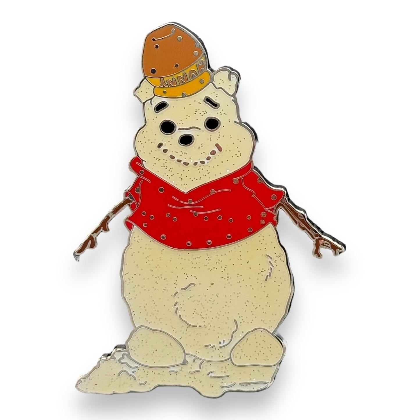 Disney Shopping Winter Snowman Winnie the Pooh Pin