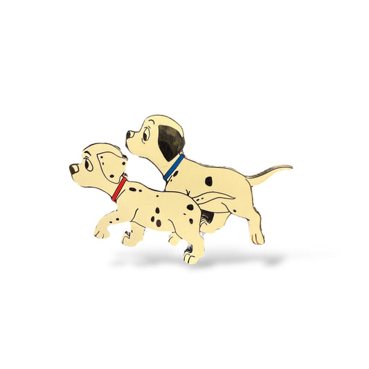 Artist Proof Disney Auctions Dalmatian Pups Pin Silver Metal Pin