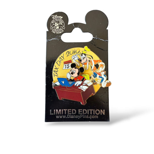 Disney Parks Tax Day 2010 Pin
