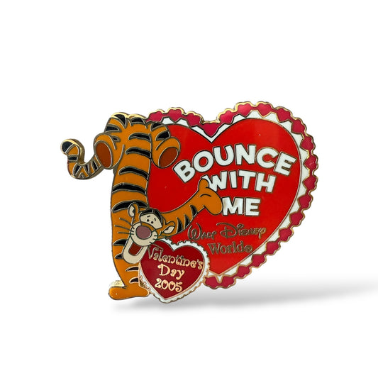 WDW Valentine's Day 2005 Sweetheart Collection Tigger Bounce With Me Pin