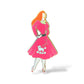 Disney Shopping High School Jessica Rabbit Poodle Skirt Pin
